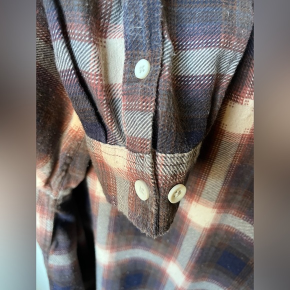 BDG Urban Outfitters Vintage Flannel Plaid Shirt - Picture 10 of 12